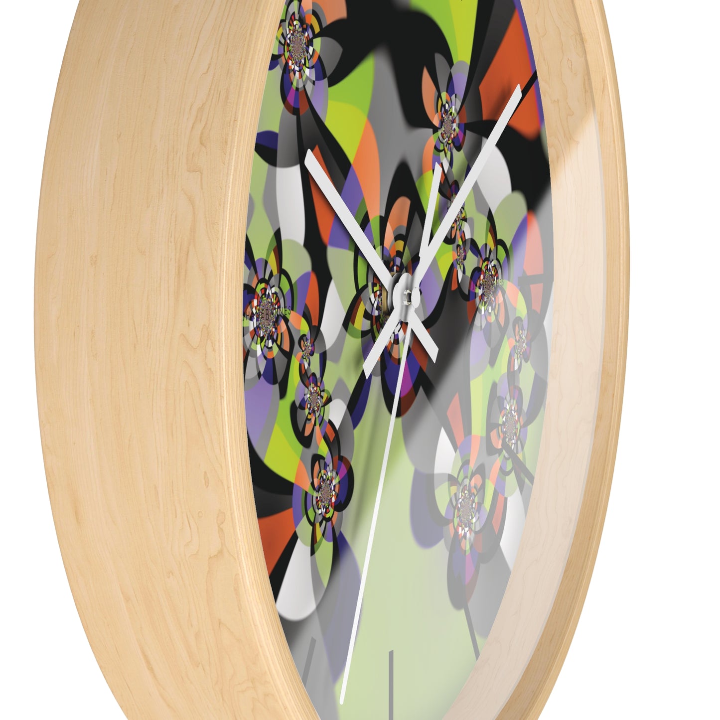 "MONDRIAN"  Jhane Barnes custom designed Wall Clock