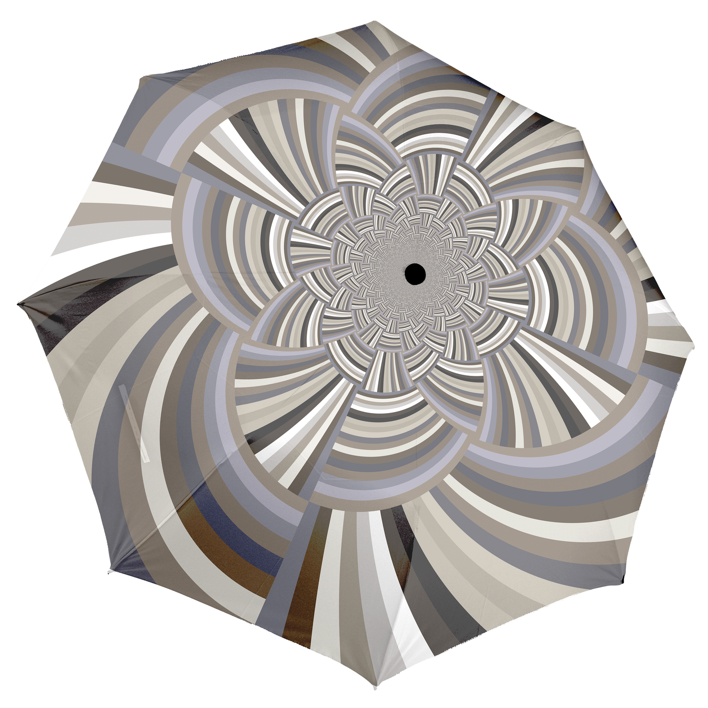 Semi-Automatic Foldable Umbrella "STRIPE INVERSION"  Neutral