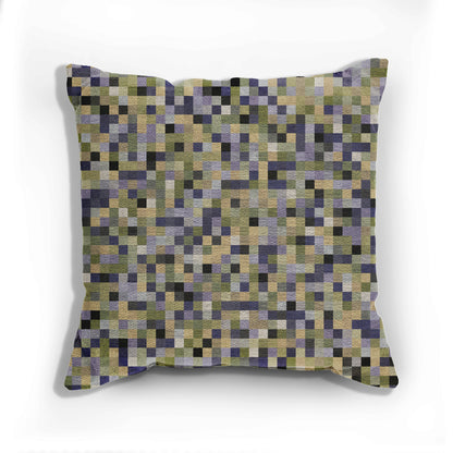 "MAGIC SQUARE" col. Moss Behaving. Woven Pillow. Jhane Barnes custom design