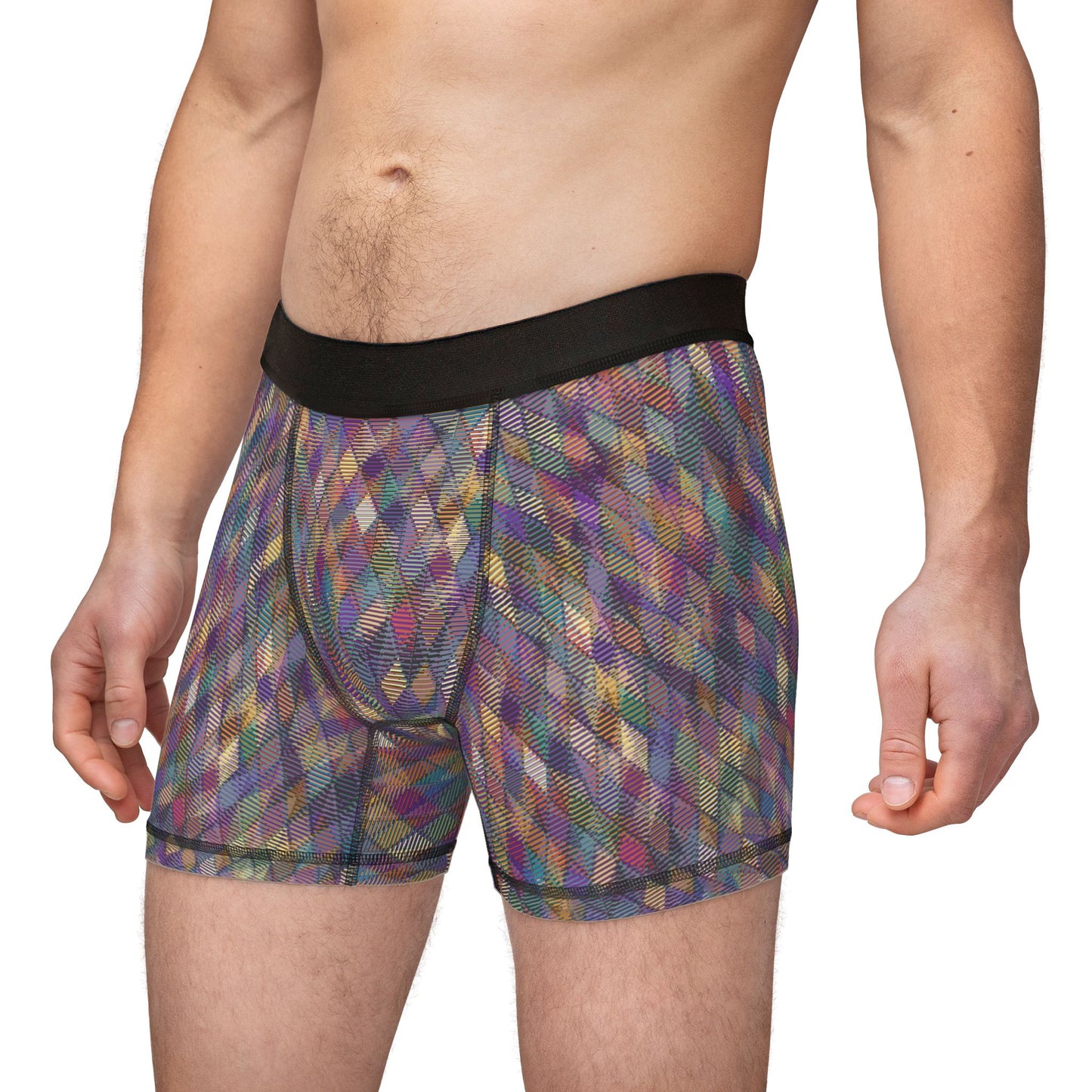 Men's Boxers "DIAMOND COLLAGE" Design By Jhane Barnes