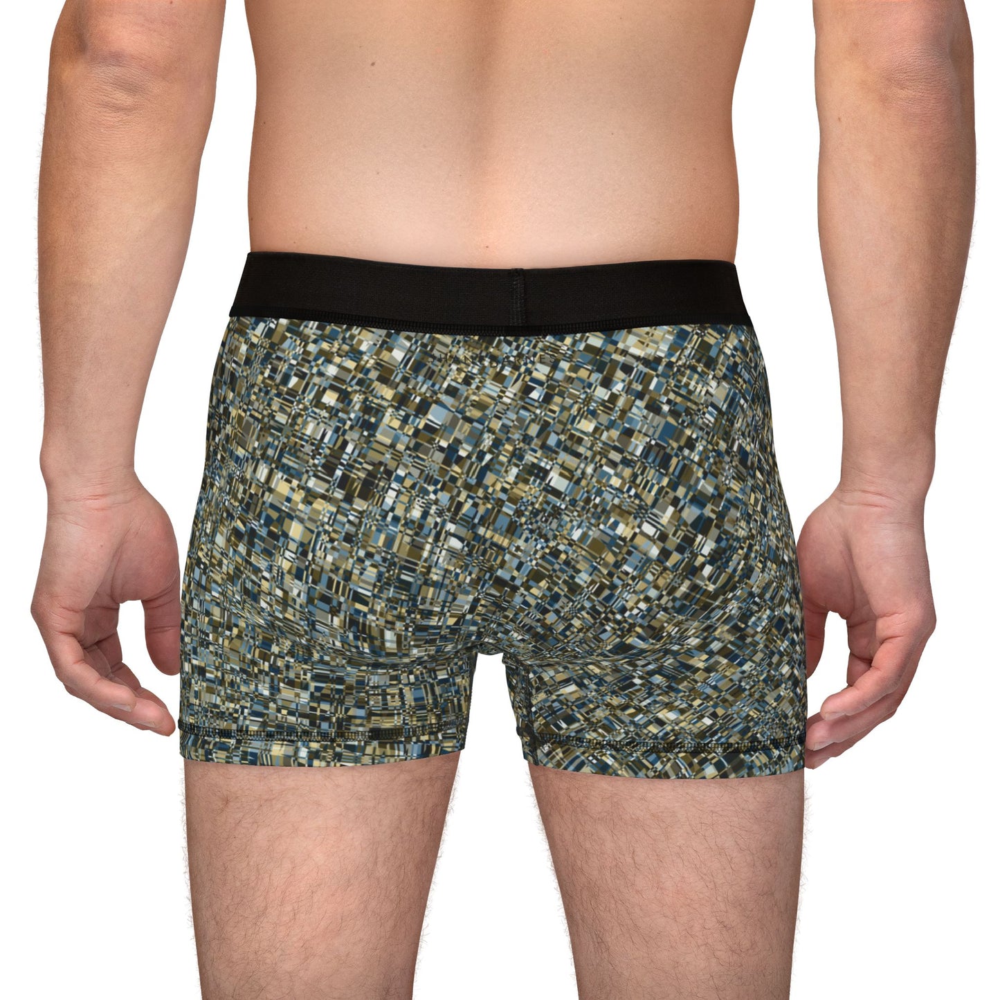 Men's Boxers "MADRAS MAYHEM" col. Twilight Serenade Design By Jhane Barnes