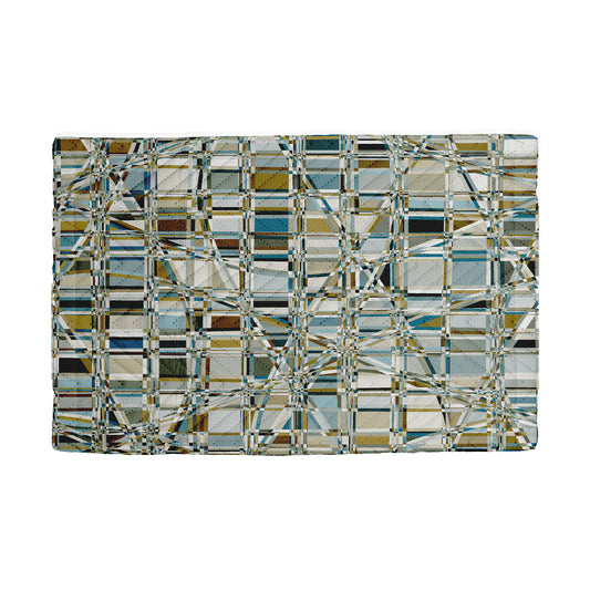 Modern Quilted Placemat "WRAP" col. Mint Chocolate - Stylish Table Decor for Every Occasion