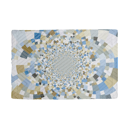 Modern Quilted Placemat "SCHATT INVERSION" col. Celestial - Stylish Table Decor for Every Occasion