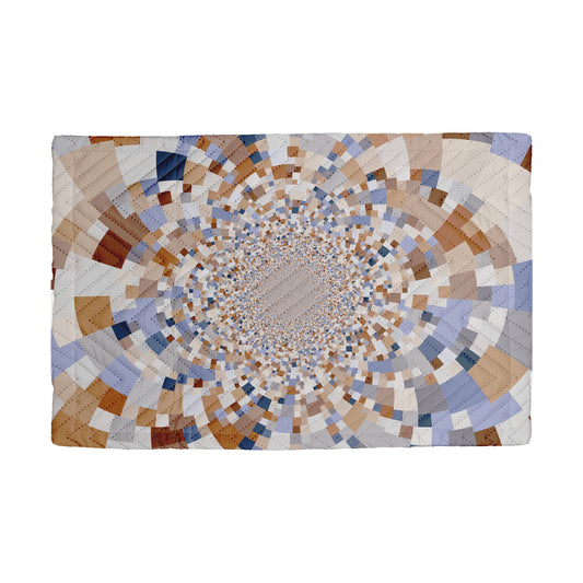 Modern Quilted Placemat "SCHATT INVERSION" col. Mirage - Stylish Table Decor for Every Occasion