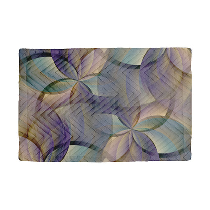 Modern Quilted Placemat "FLORA" col. Resort - Stylish Table Decor for Every Occasion