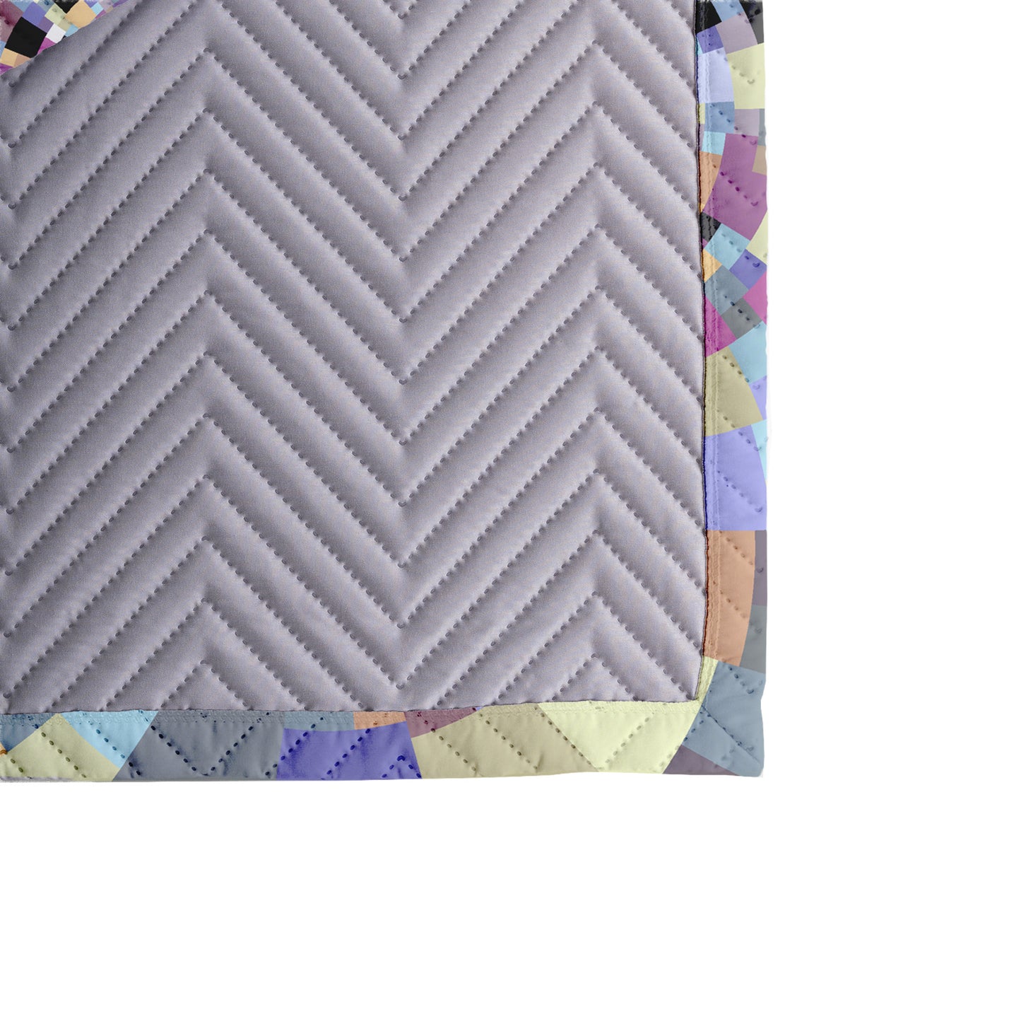 Modern Quilted Placemat "SCHATT INVERSION" col. Highly Meditated - Stylish Table Decor for Every Occasion