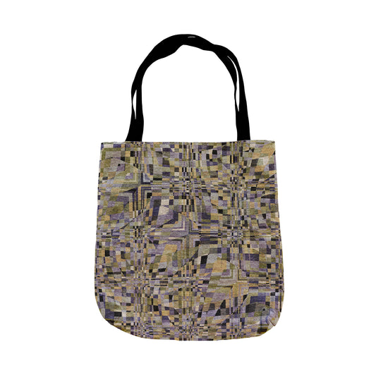 Woven Tote Bag "QUAD" col. Moss Behaving