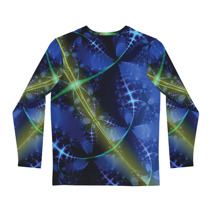 Long Sleeve Shirt for Men "BLUE NEWTON" Design