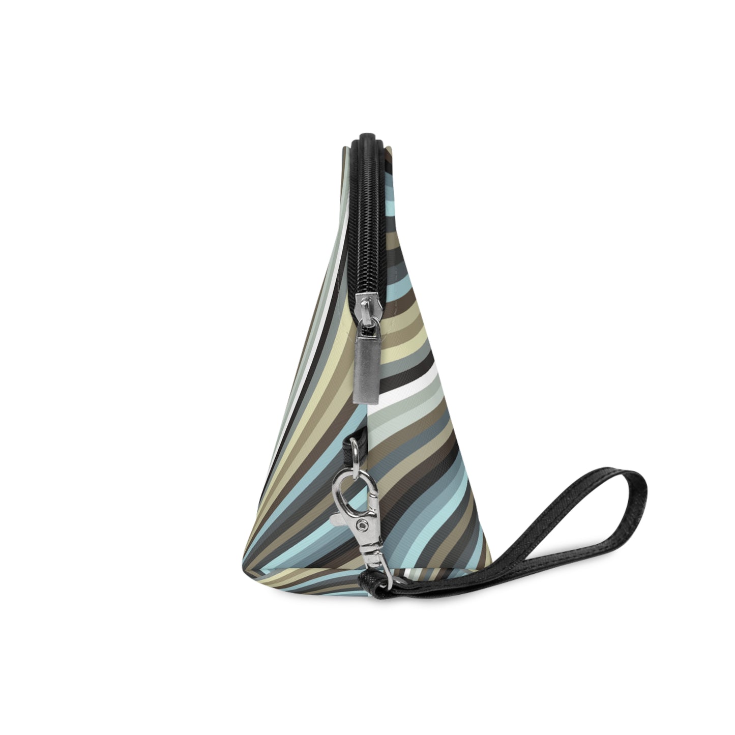 Stylish Makeup Bag with Jhane Barnes custom design "STRIPE INVERSION"