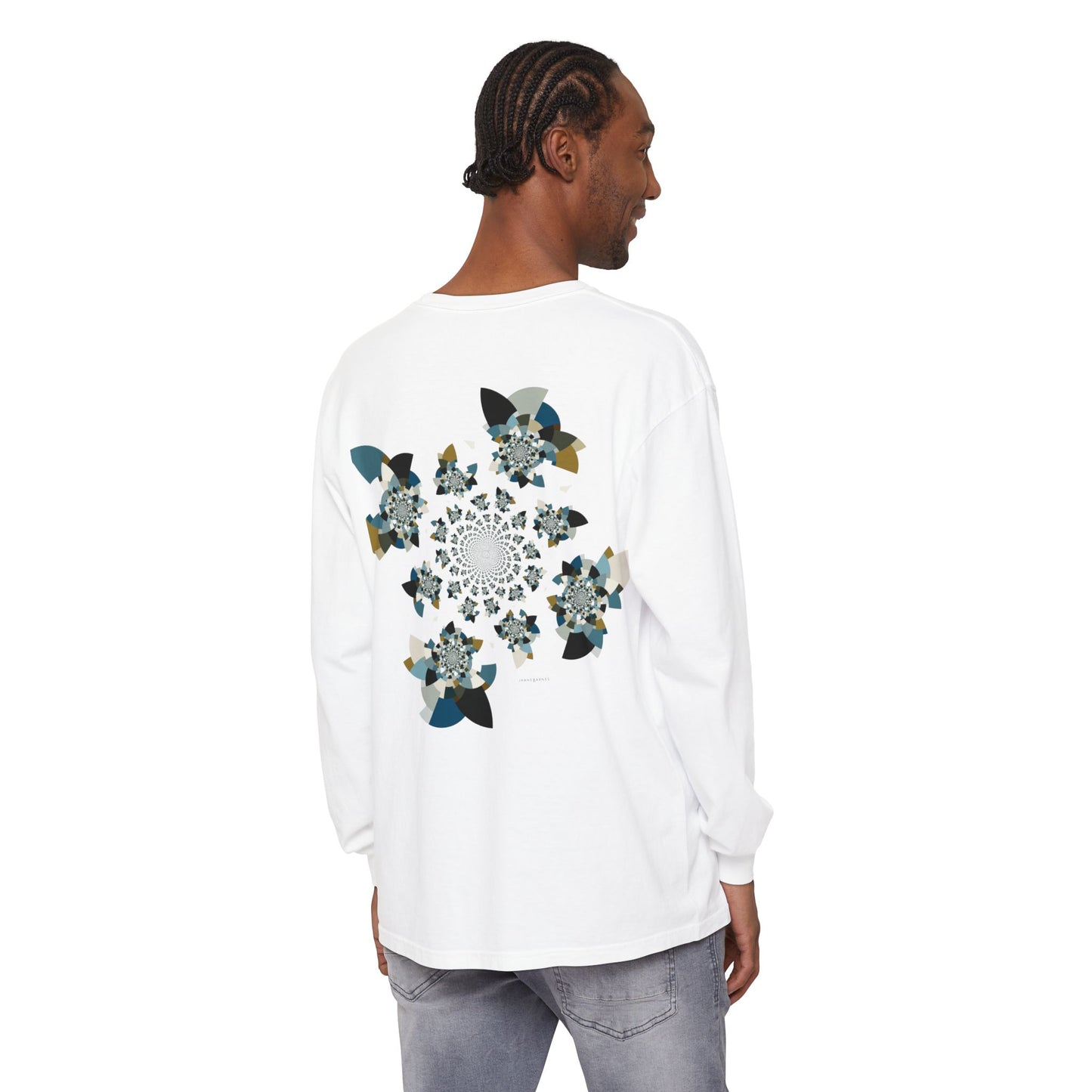 Unisex Long Sleeve T-Shirt "FLORAHEDRON" Perfect for Casual Comfort and Unique Style