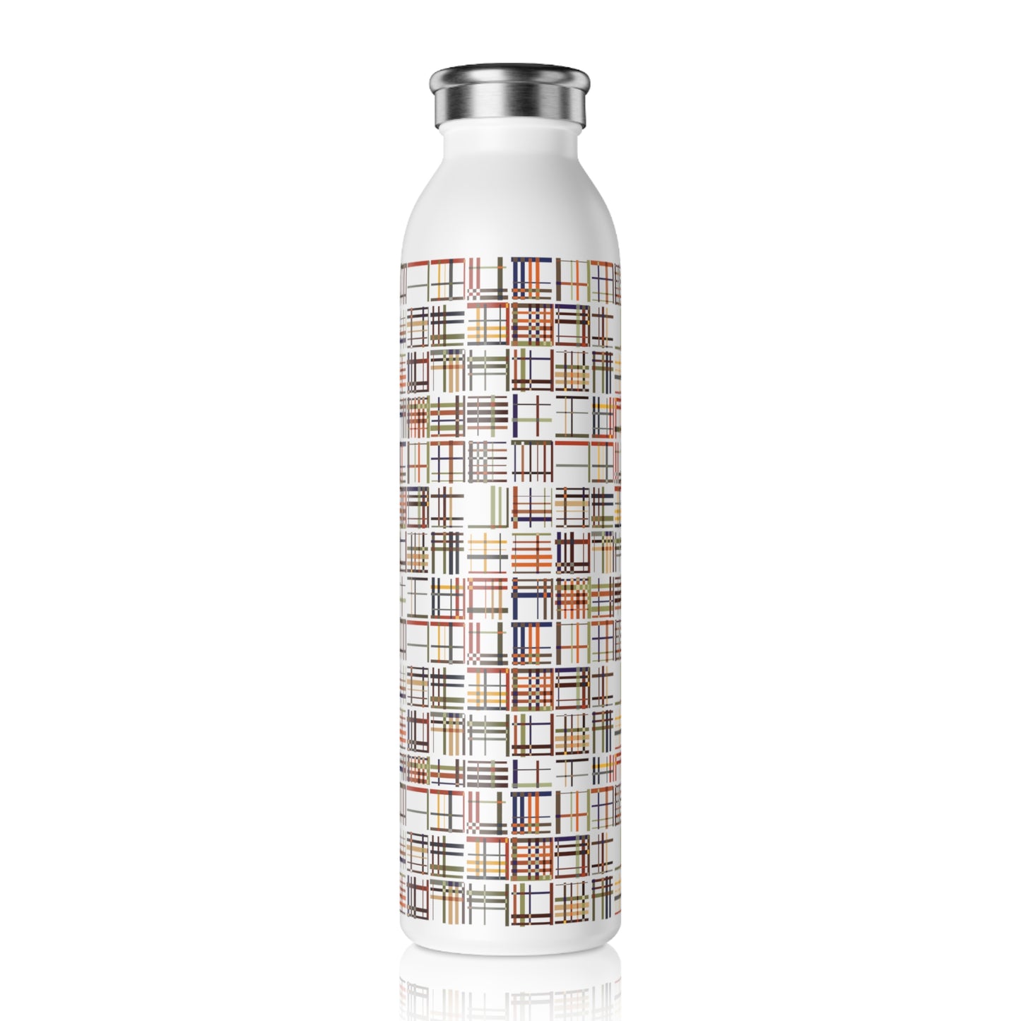 "BOX STUDY"  Slim Water Bottle custom Jhane Barnes design