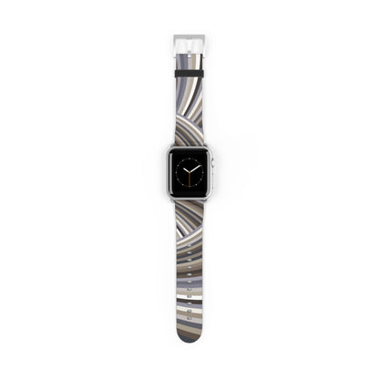 Vibrant Watch Band "STRIPE INVERSION" col. Neutral Nexus Sport Strap for Fitness Lovers