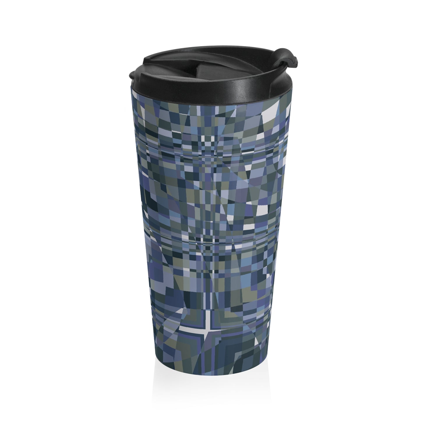 "QUAD"  Col Ocean - Stainless Steel Travel Mug