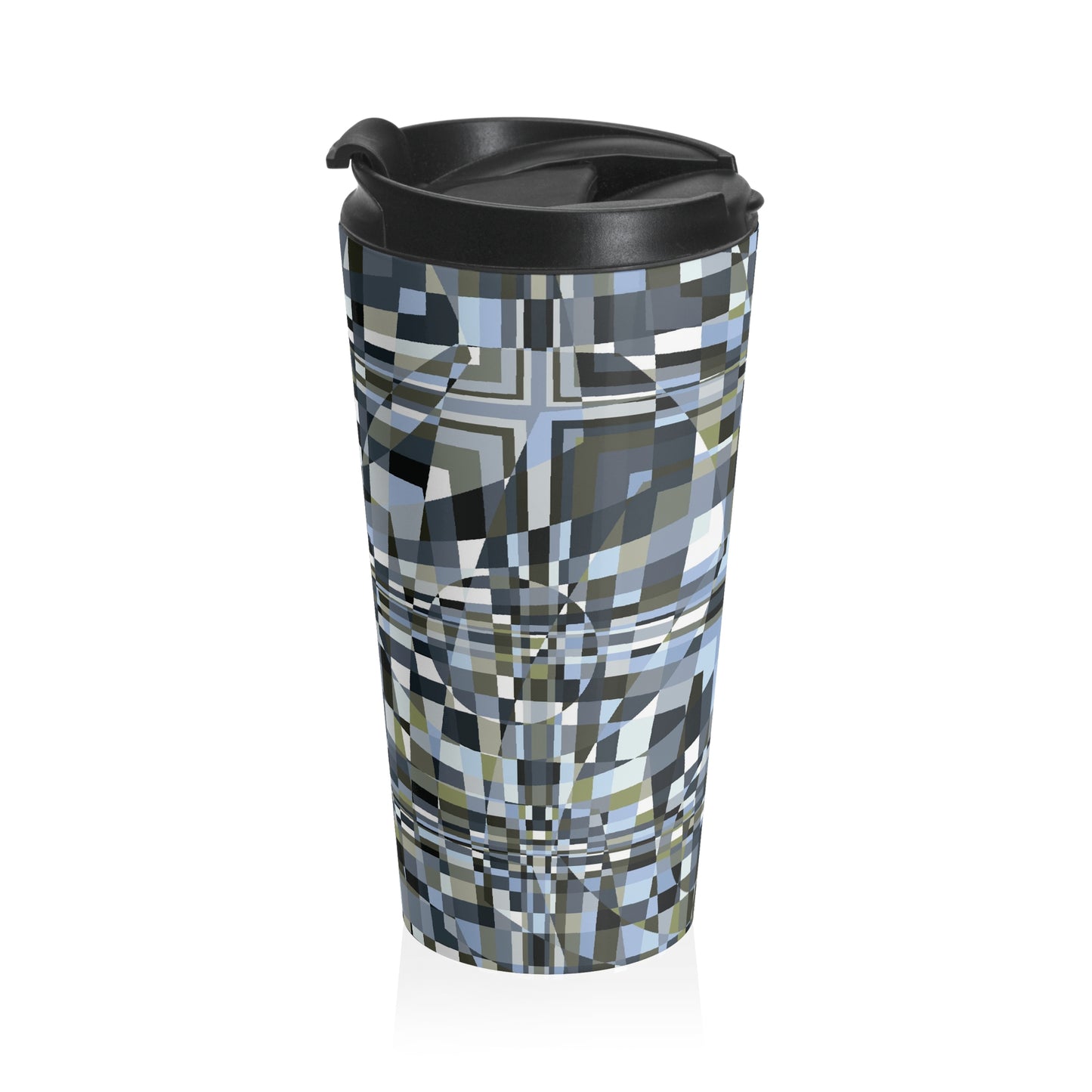 "QUAD"  Col New Army - Stainless Steel Travel Mug