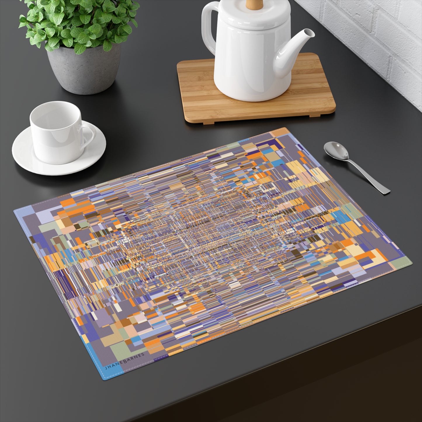 "SUSPENSION" col Sedona Placemat Jhane Barnes custom design