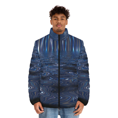 Men's Puffer Jacket "LEVEE" Jhane Barnes custom design