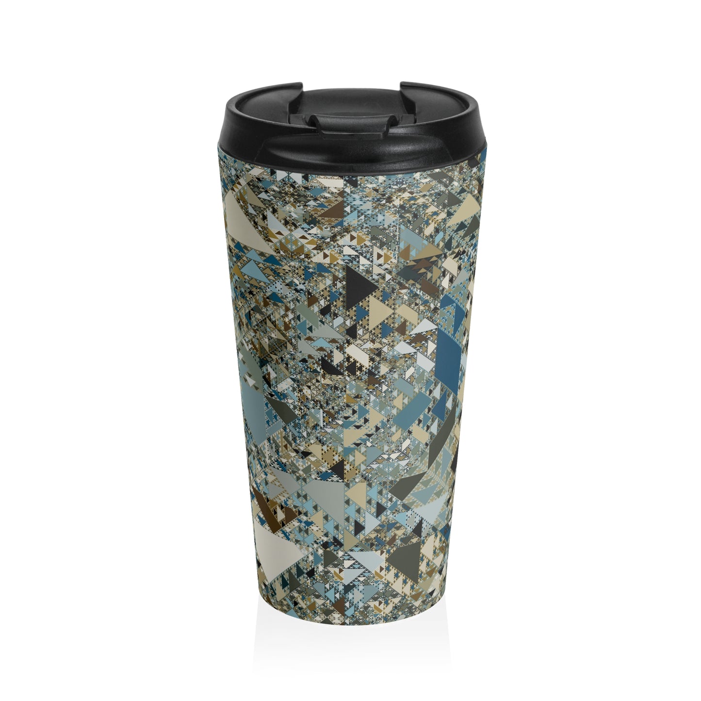 "SIERPINSKI"  Stainless Steel Travel Mug