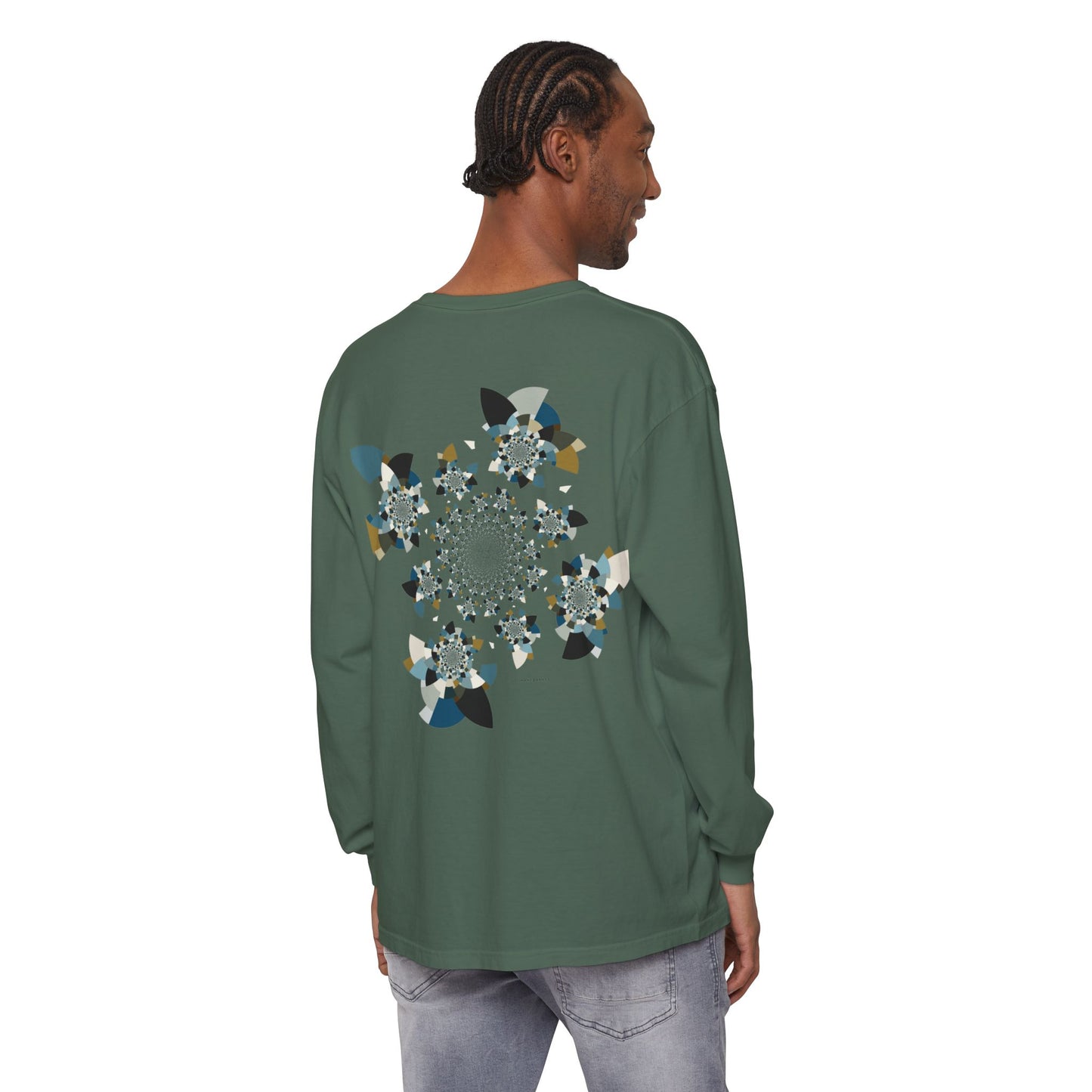 Unisex Long Sleeve T-Shirt "FLORAHEDRON" Perfect for Casual Comfort and Unique Style