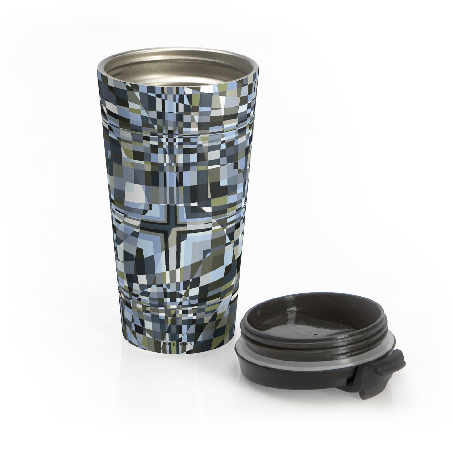 "QUAD"  Col New Army - Stainless Steel Travel Mug