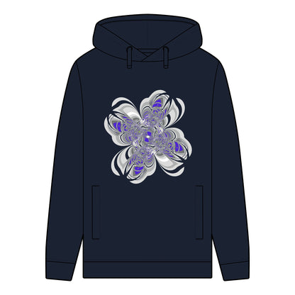 Men's Organic Hoodie with "SCRIBBLE" Pattern