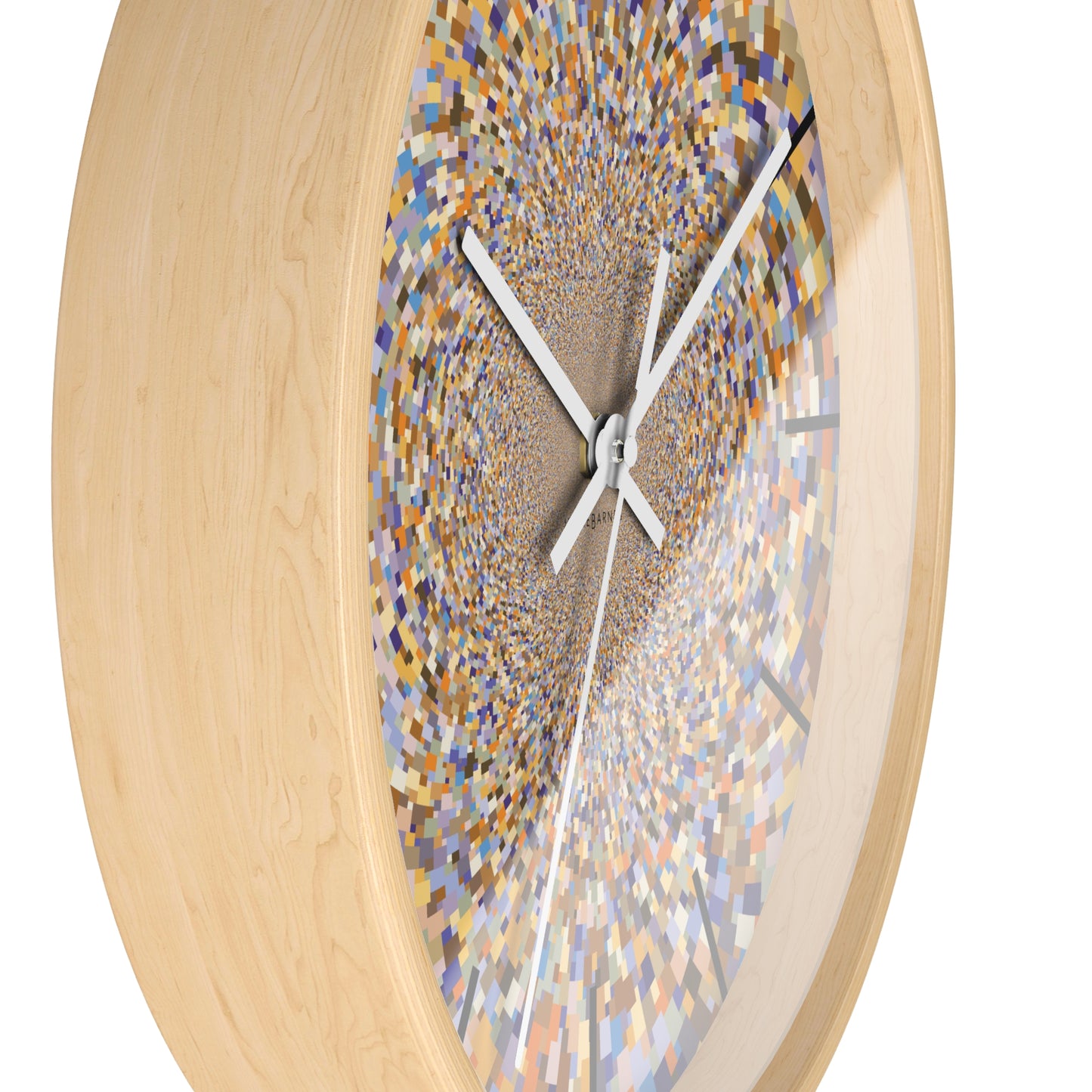 "SCHADTT" JB custom designed Wall Clock  *click to select your base color + hands that best matches your space