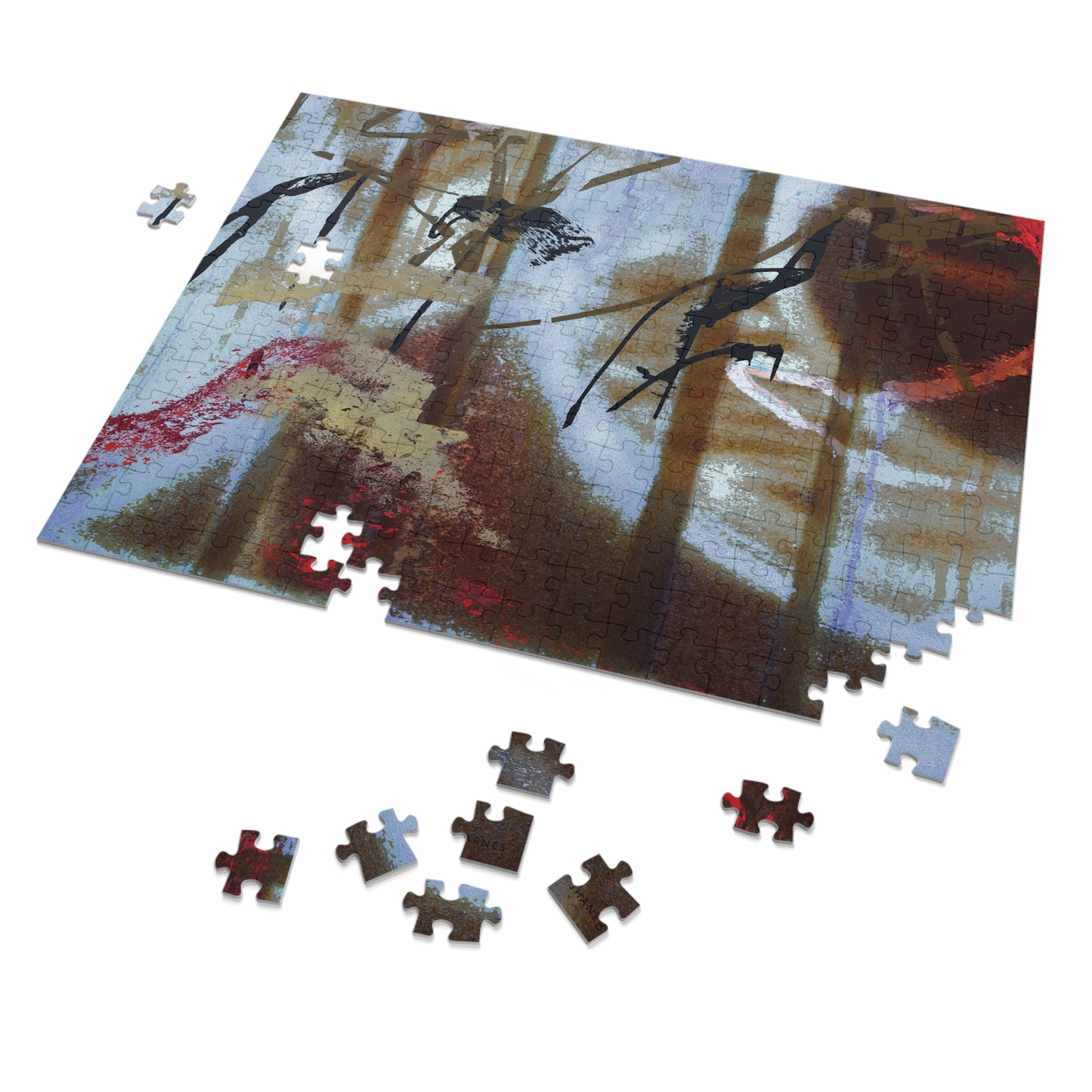 Jigsaw Puzzle with Tin "ARTISTRY"