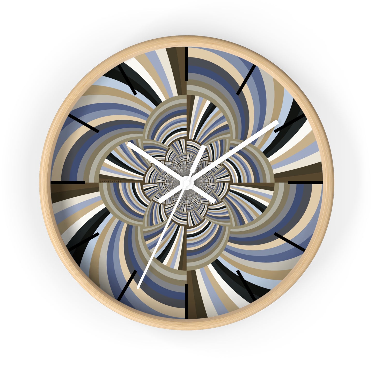 "STRIPE INVERSION" JB custom designed Wall Clock