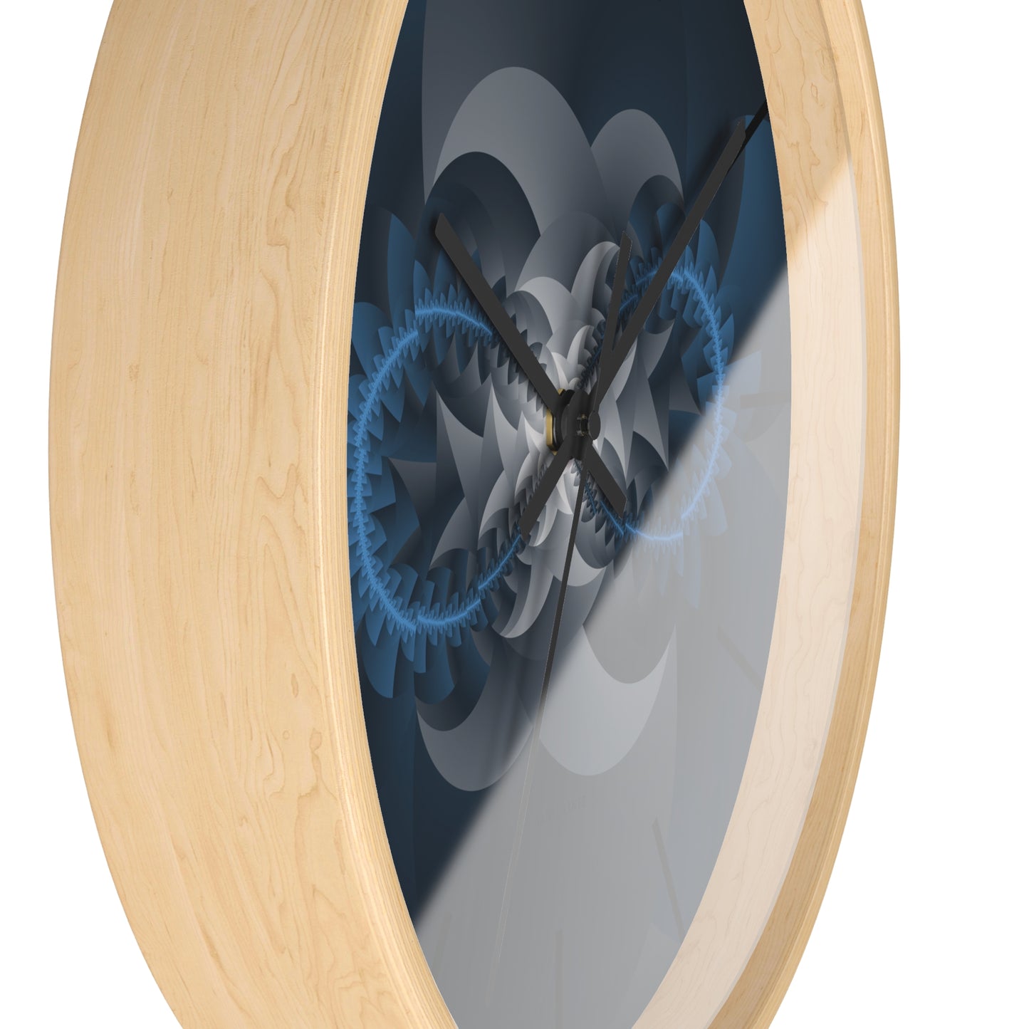 "INFINITY"  Jhane Barnes custom designed Wall Clock.  *Click to select your base color + hands that best matches your space