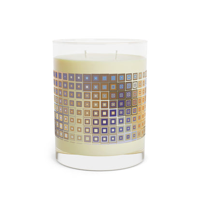 "SQUARE UP"  col-8  Scented Candle - choose from three scents, 11oz