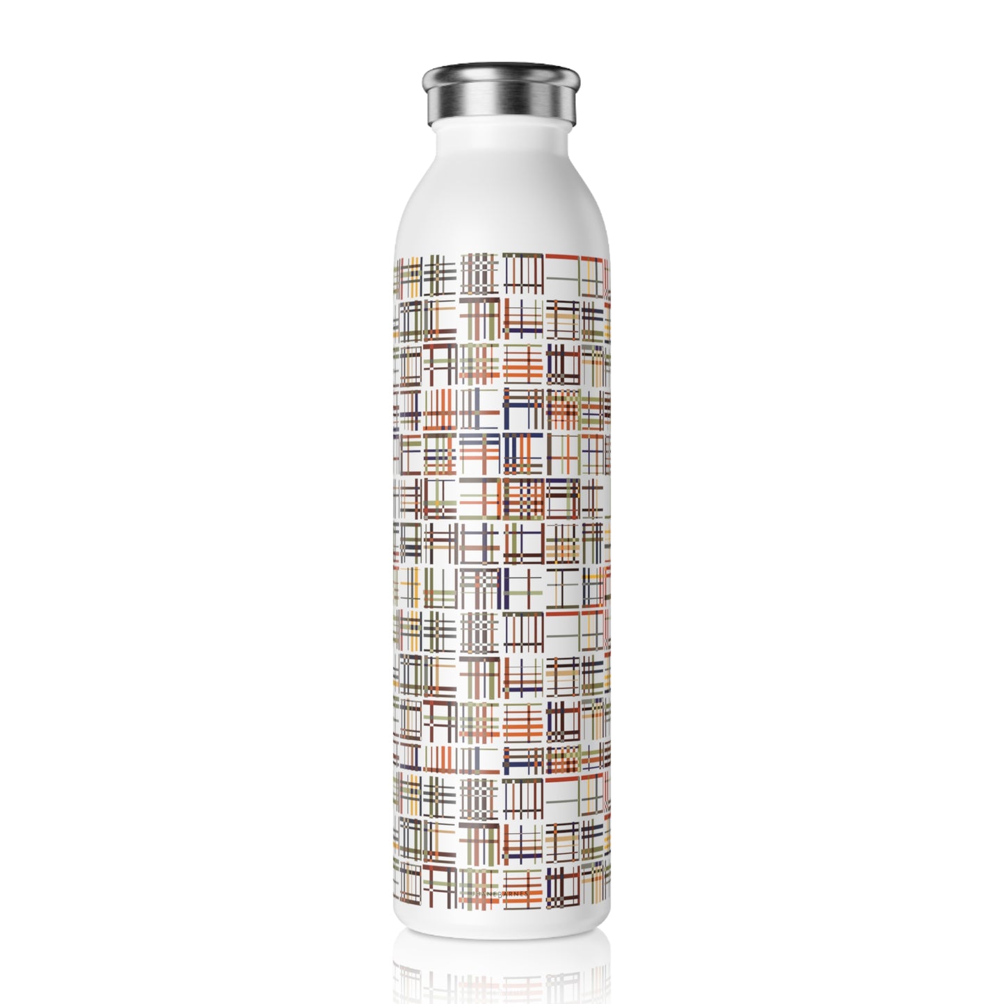 "BOX STUDY"  Slim Water Bottle custom Jhane Barnes design