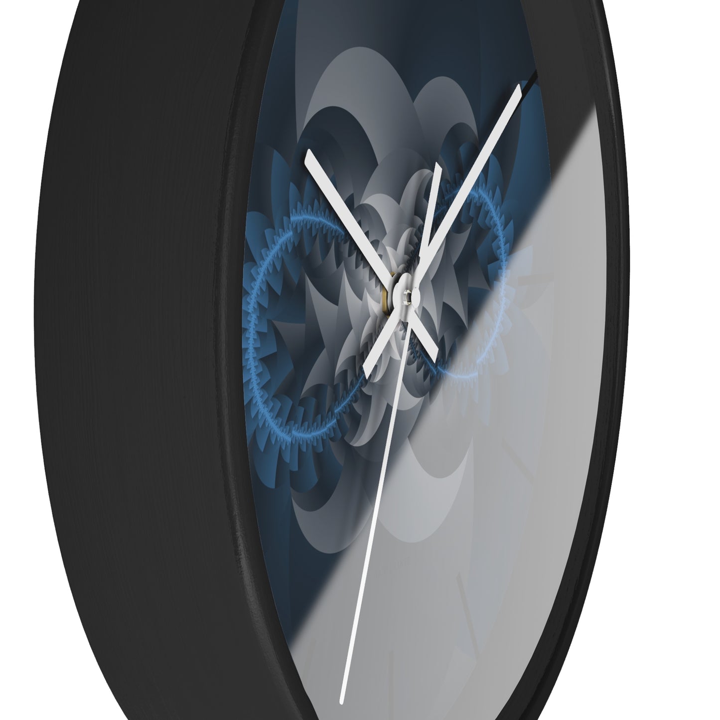 "INFINITY"  Jhane Barnes custom designed Wall Clock.  *Click to select your base color + hands that best matches your space