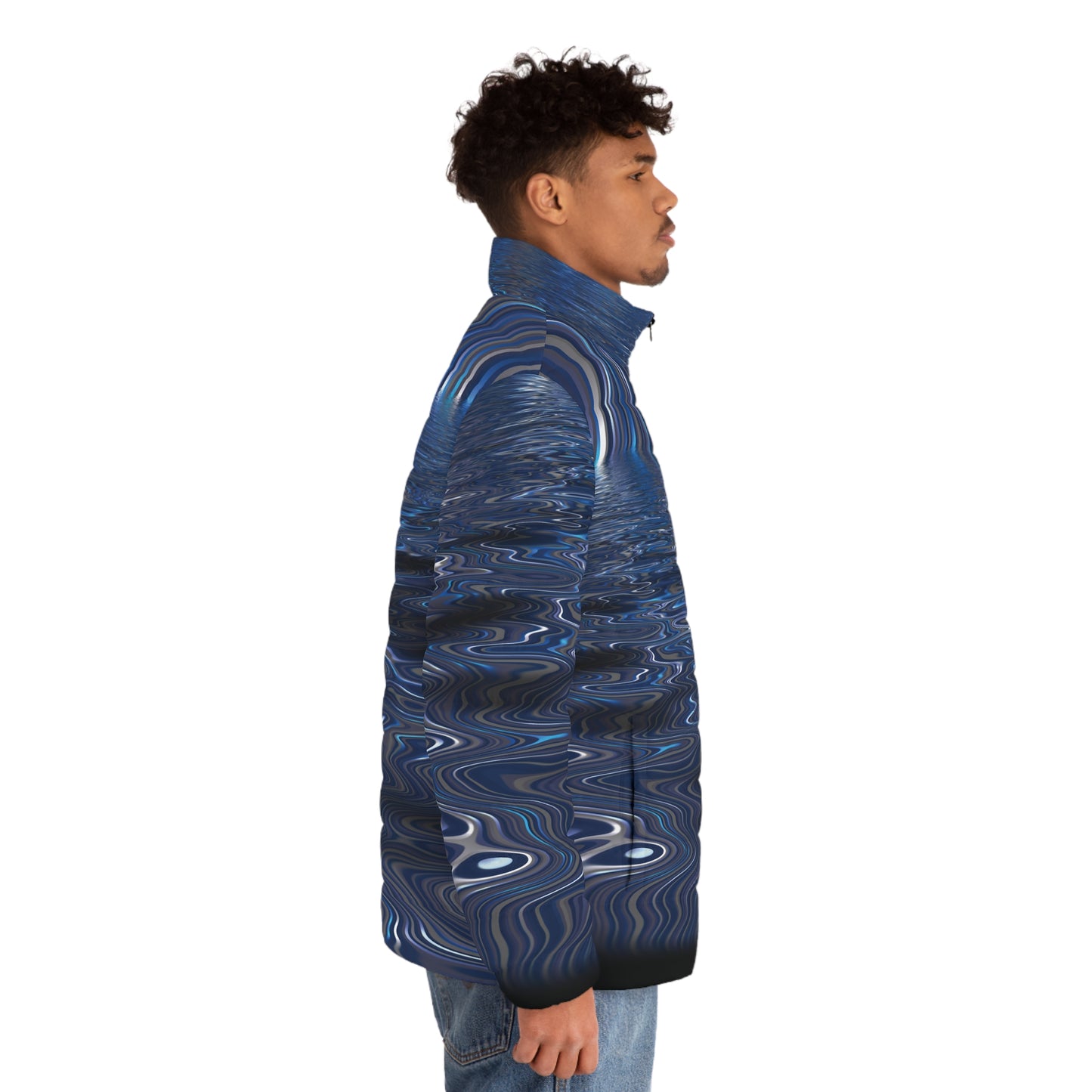 Men's Puffer Jacket "LEVEE" Jhane Barnes custom design