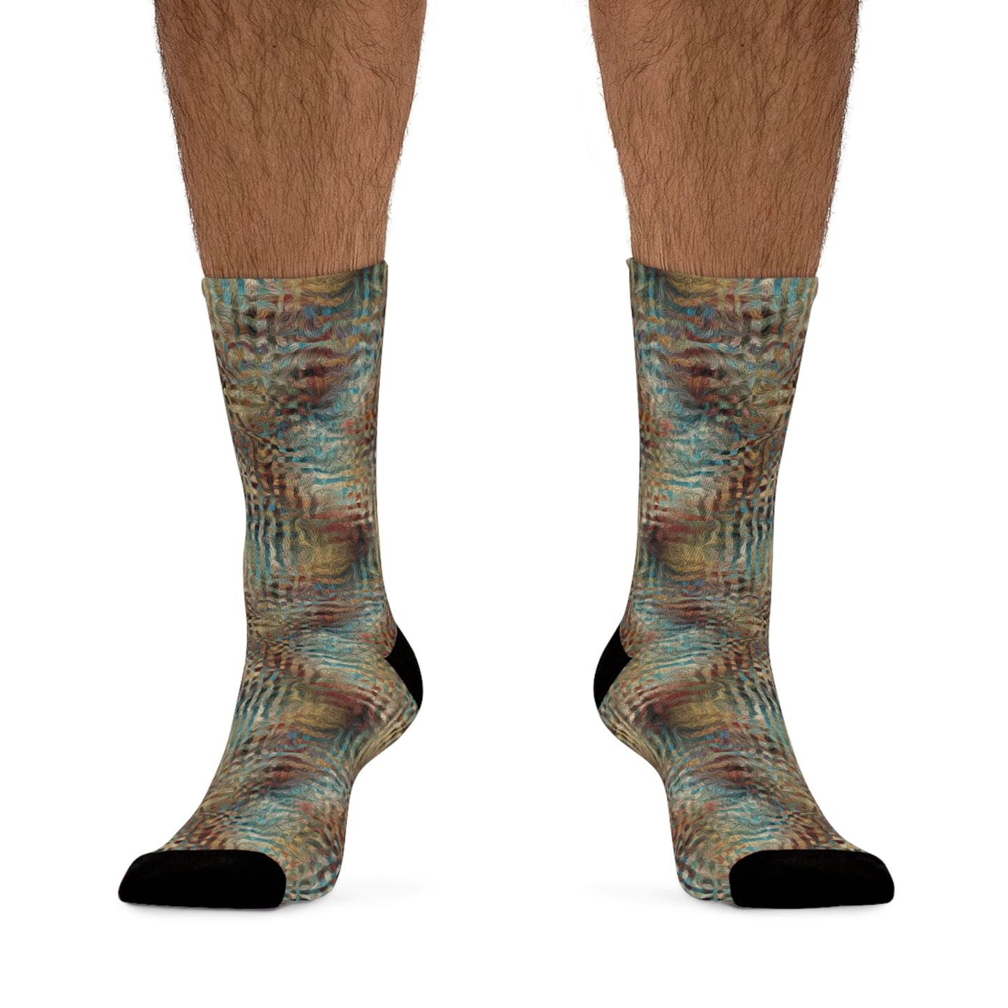 Recycled Poly Socks  "PRISM" Jhane Barnes custom design