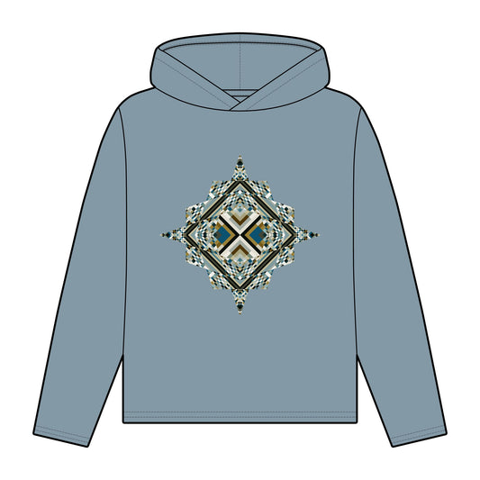 Women's Organic Relaxed Fit Hoodie "SYMMETRY"