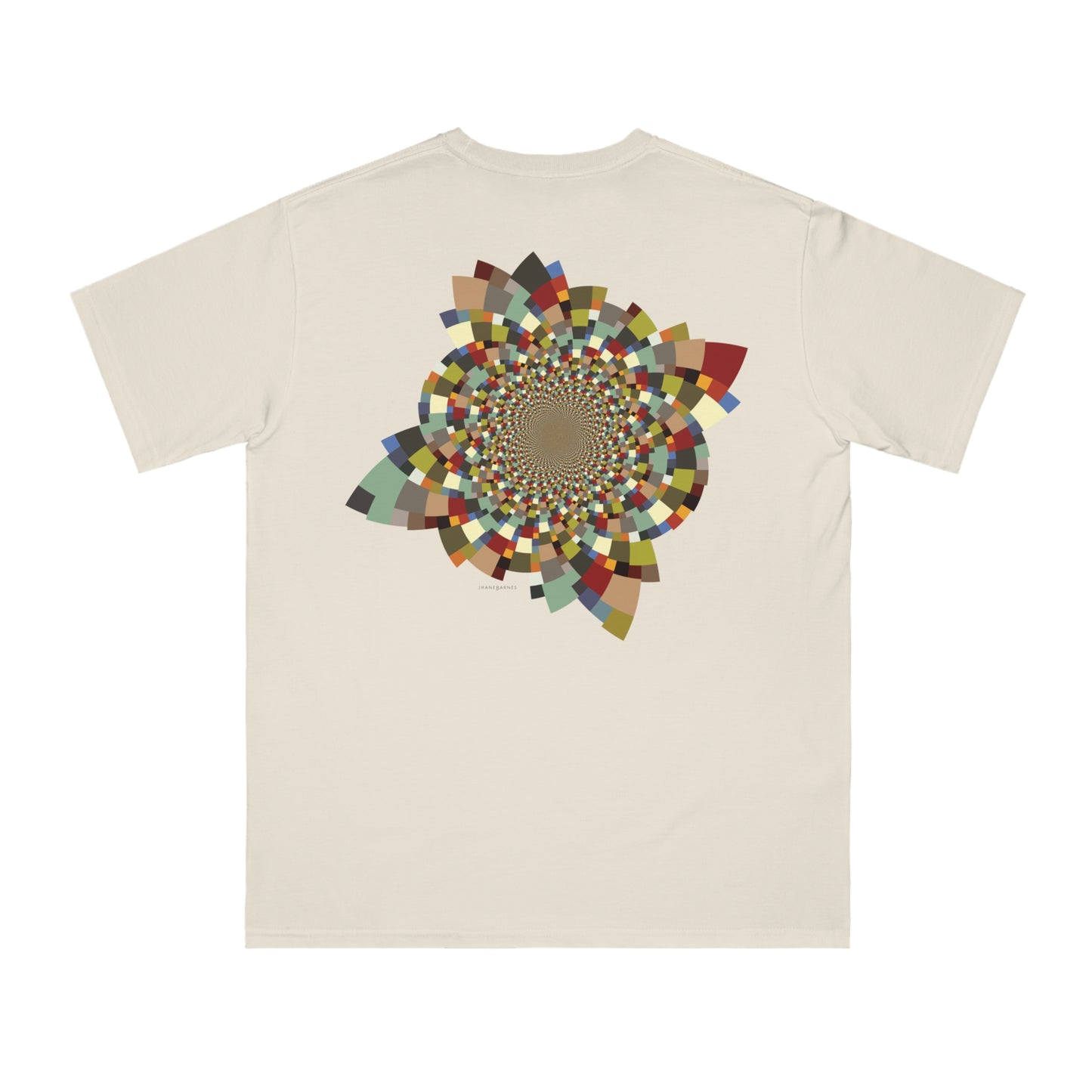 Organic Unisex Classic T-Shirt with Vibrant Schatt Pattern (multiple colors)