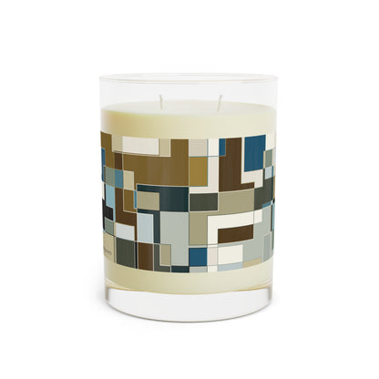 "POLYOMINOES"  col. Mint Chocolate  Scented Candle - choose from three scents, 11oz