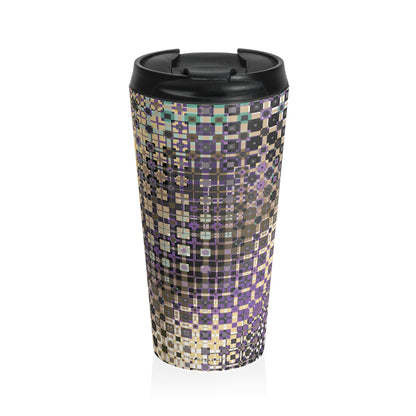 "BOX STUDY"  Col Purple Hazey - Stainless Steel Travel Mug