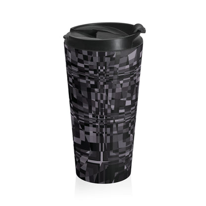 "QUAD"  Col Charcoal - Stainless Steel Travel Mug