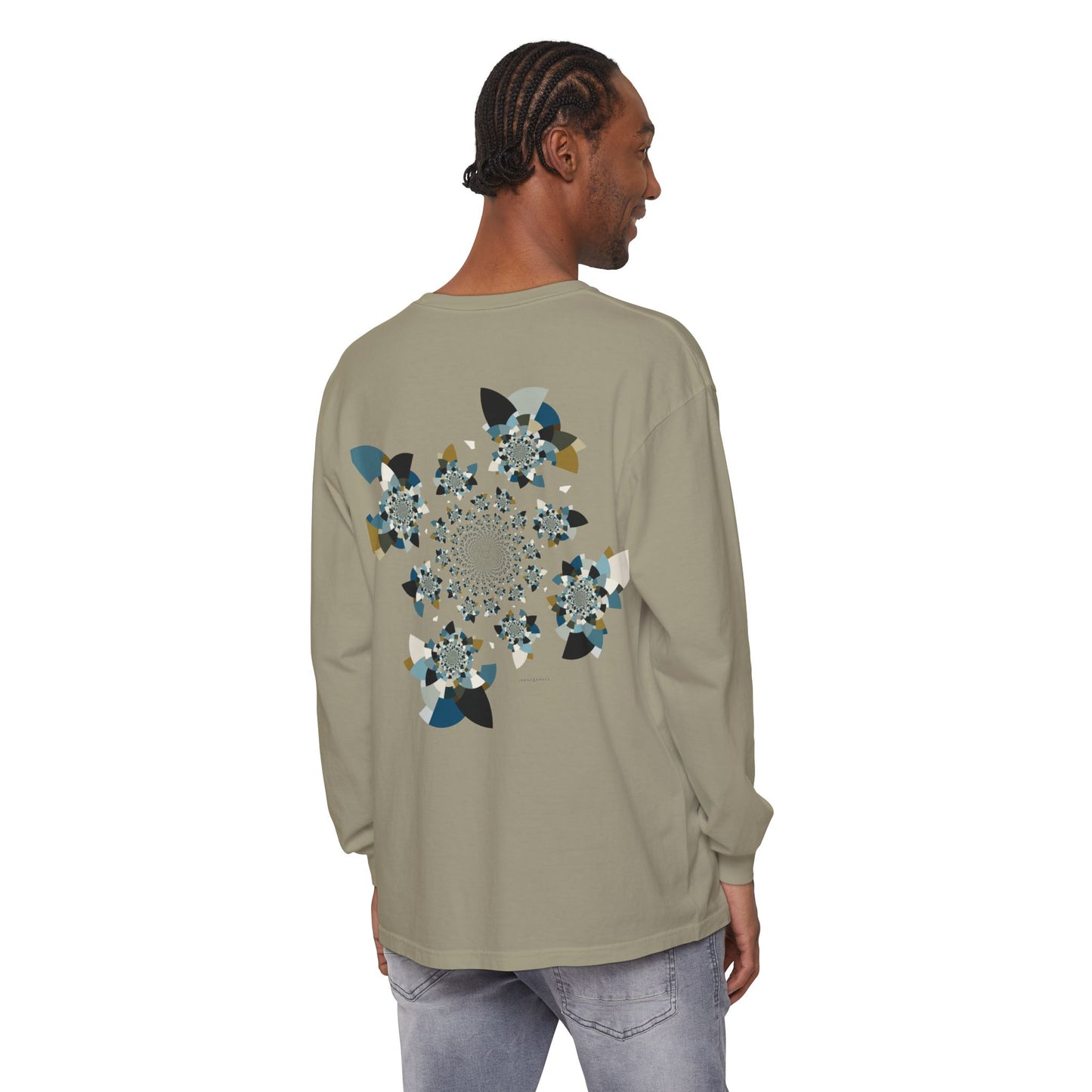 Unisex Long Sleeve T-Shirt "FLORAHEDRON" Perfect for Casual Comfort and Unique Style