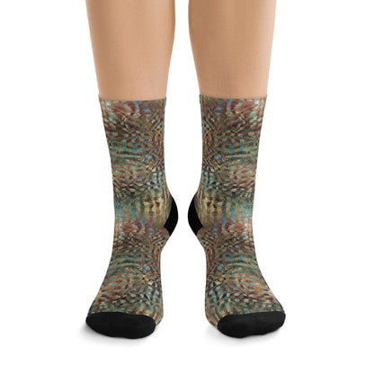 Recycled Poly Socks  "PRISM" Jhane Barnes custom design