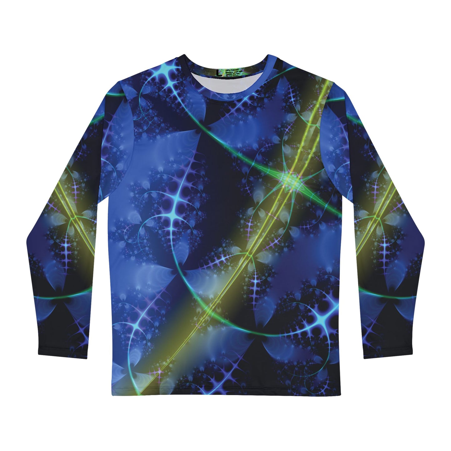 Long Sleeve Shirt for Men "BLUE NEWTON" Design