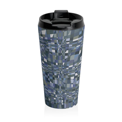 "QUAD"  Col Ocean - Stainless Steel Travel Mug