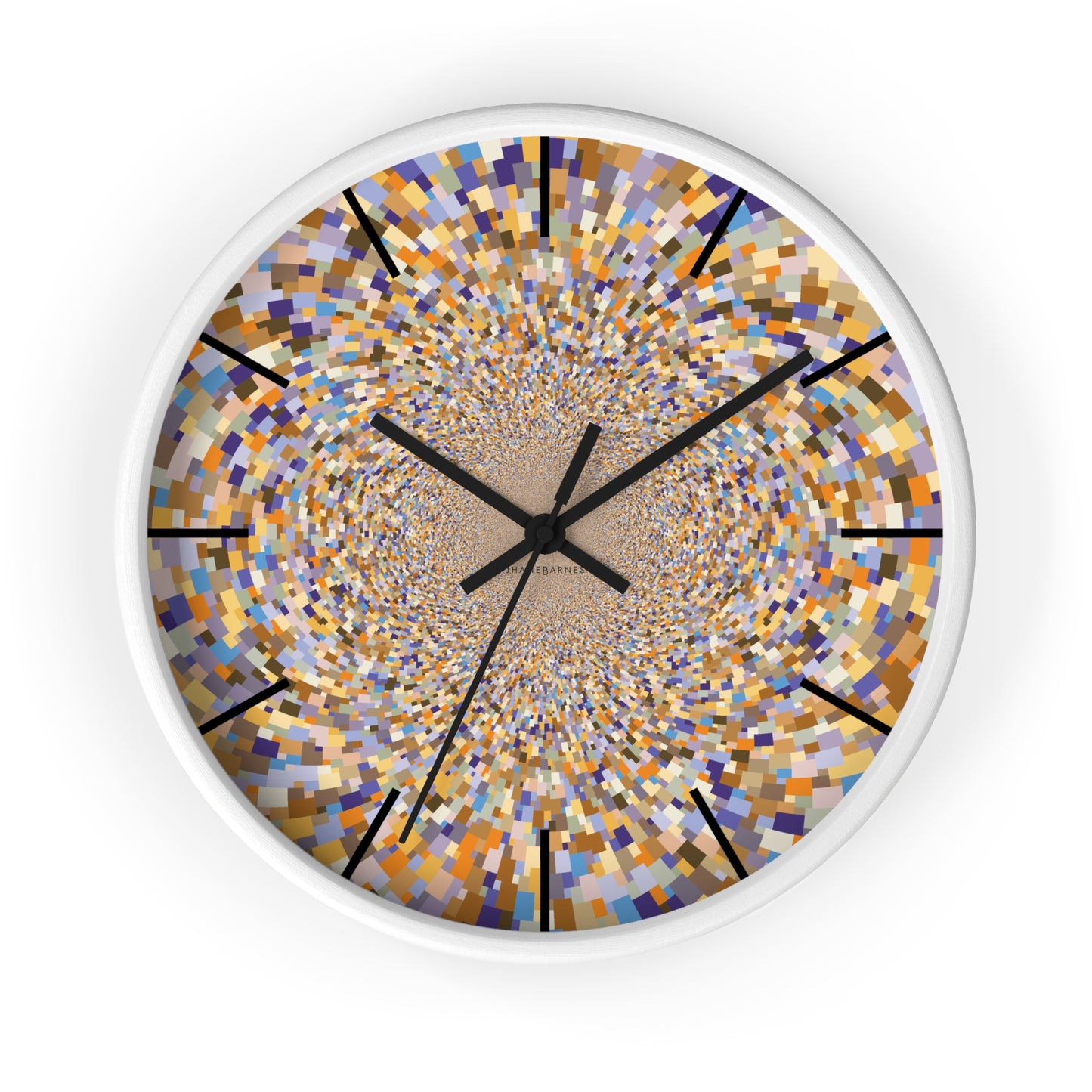 "SCHADTT" JB custom designed Wall Clock  *click to select your base color + hands that best matches your space