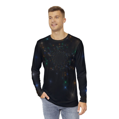 Long Sleeve Shirt for Men "STELLAR UNIVERSE" Design