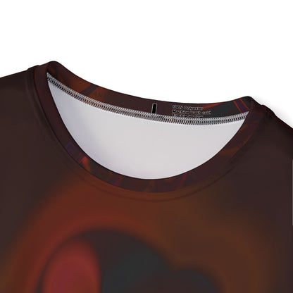 Men's Sports Jersey "HEAT FORMS" col. Mocha Mousse T-Shirt for Active Lifestyles