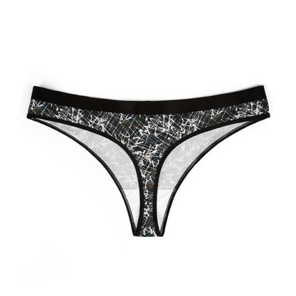 Women's Thongs "SCRIBBLE"  col Shadowplay Jhane Barnes design