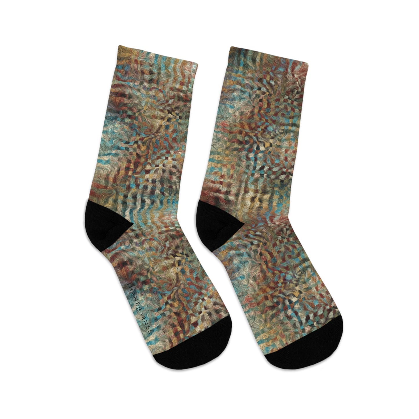 Recycled Poly Socks  "PRISM" Jhane Barnes custom design