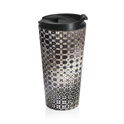 "BOX STUDY"  col. Neutral Nexus - Stainless Steel Travel Mug