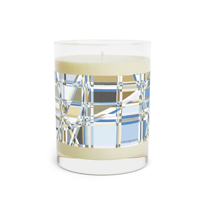 "GRIDWRAP"  col. Celestial  Scented Candle - choose from three scents, 11oz