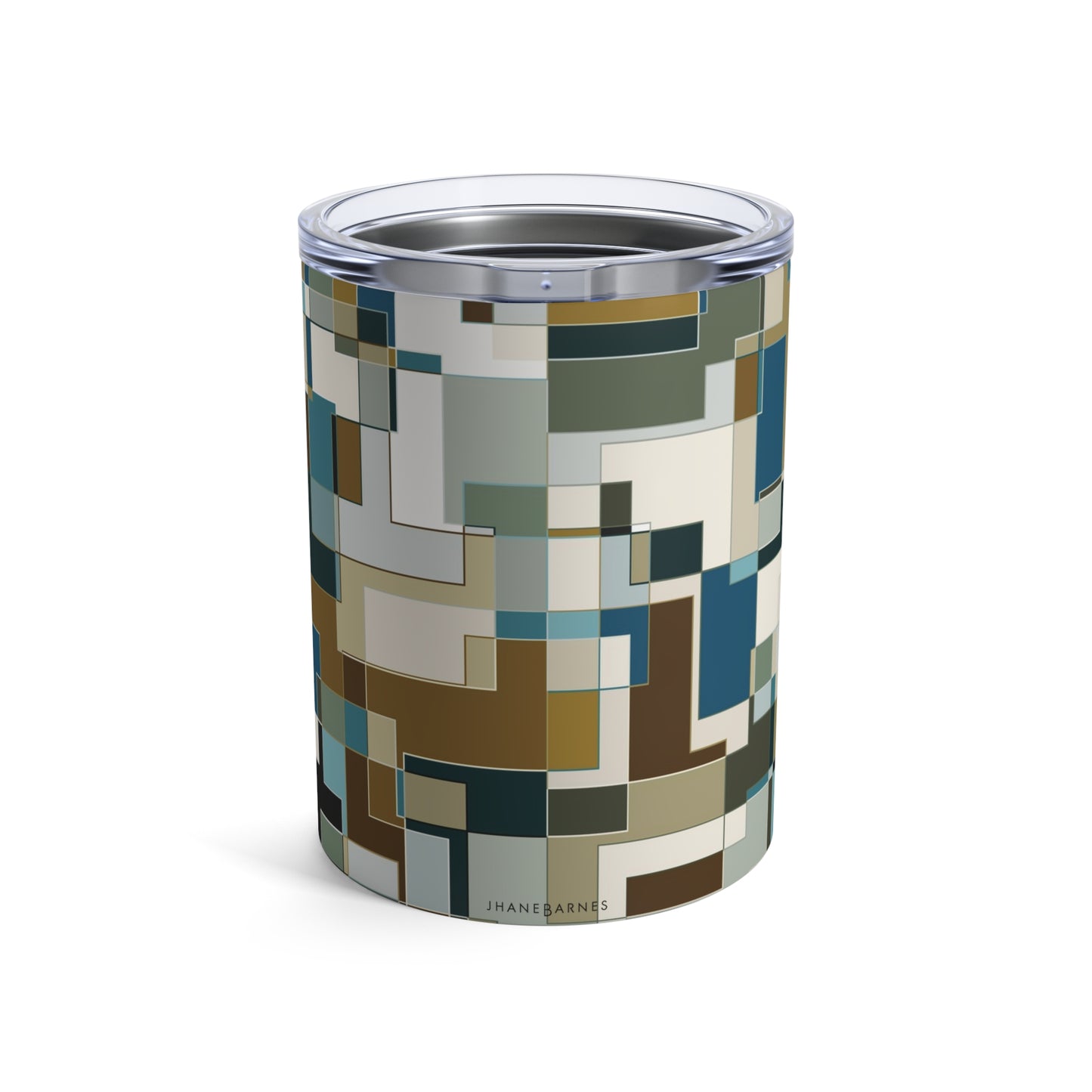 "POLYOMINOES" Tumbler 10oz., col Mint Chocolate